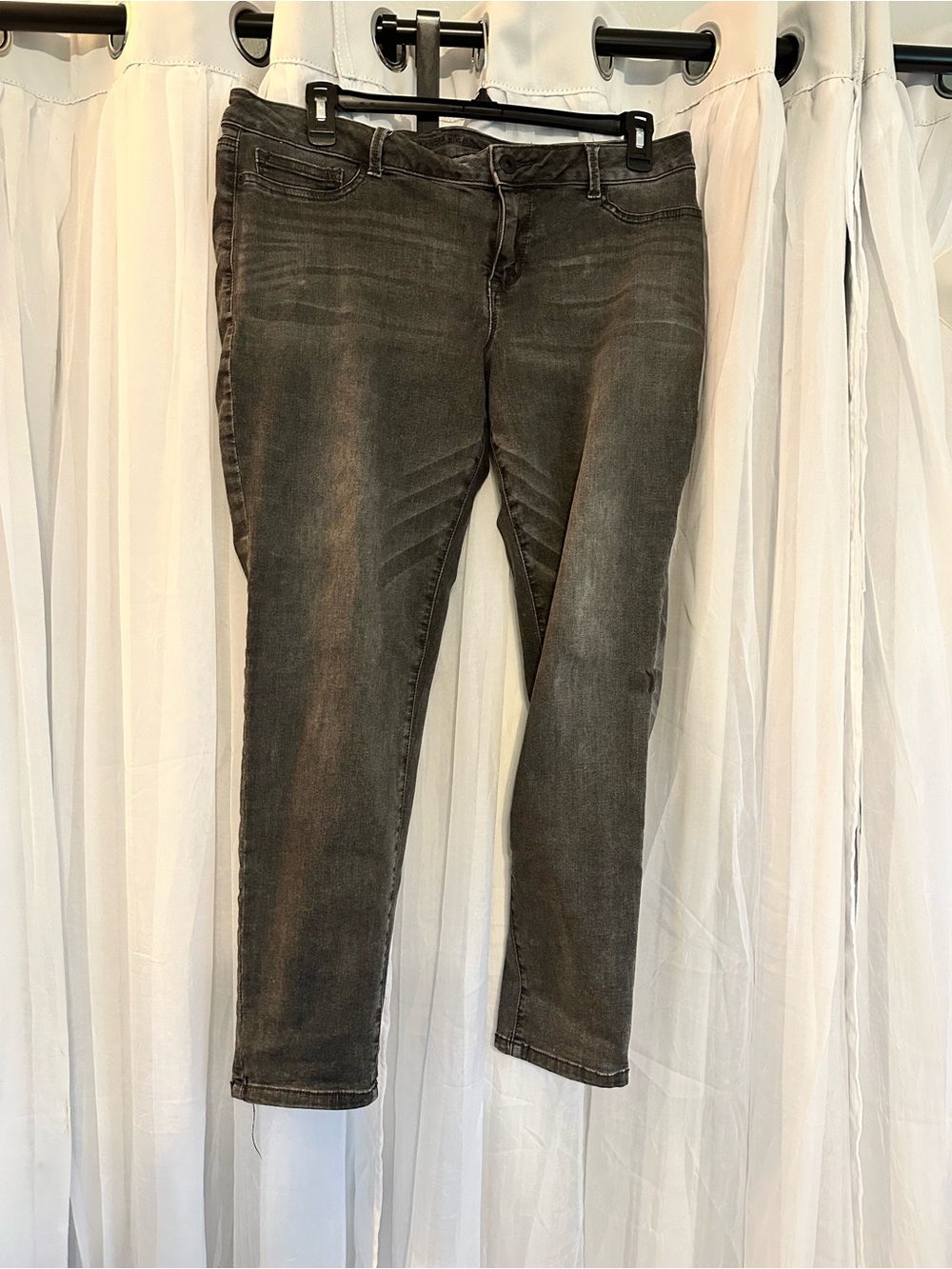 Maurices Charcoal Denim Pants - Picture 3 of 10